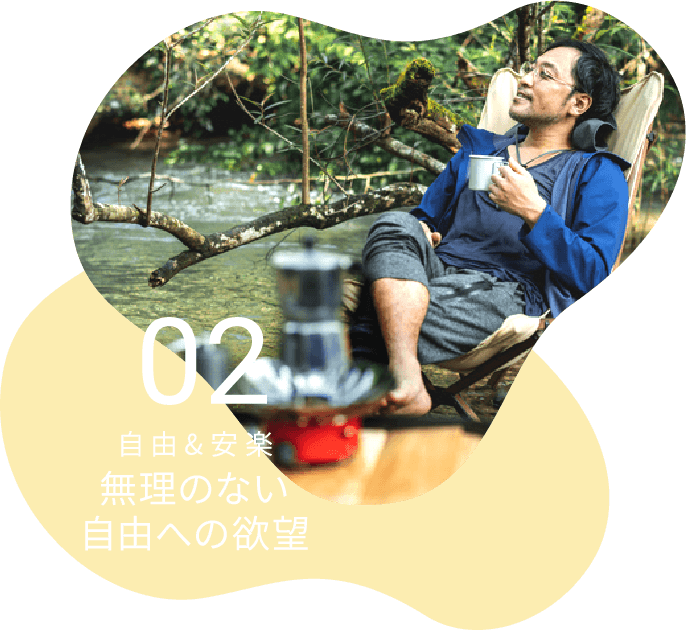 02 自由&安楽 無理のない自由への欲望